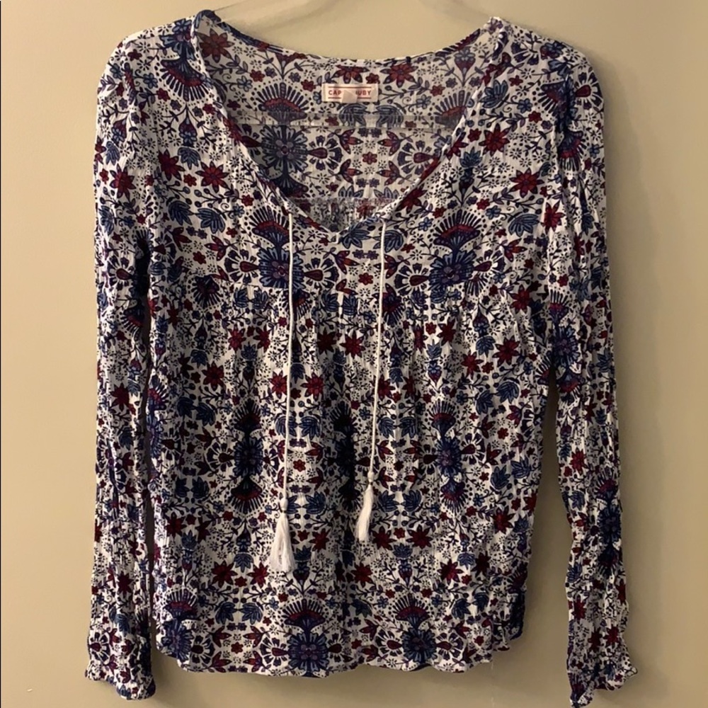 Cape Juby flower blouse